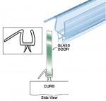 Shower Door Seal With Drip Rail
